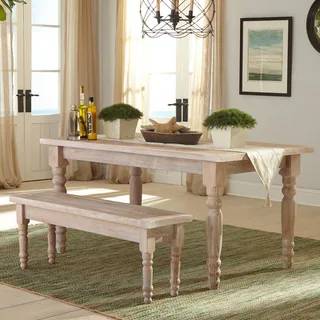 Grain Wood Furniture Valerie Solid Wood Dining Bench