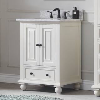 Avanity Thompson 25-inch Vanity Combo in French White finish