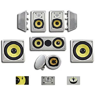 Acoustic Audio HD725 In-Wall/ Ceiling Home Theater Surround 7.2 Speaker System