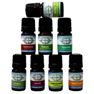Essential Oil 100-percent Pure Top 8 Starter Variety Gift Set by Destination Oils