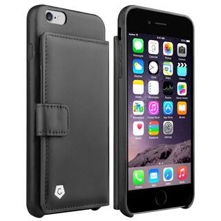 Cobble Pro CobblePro Black Genuine Leather Case with Card Slot/ Cash Slot/ Photo Display for Apple iPhone 6 Plus/ 6s Plus