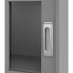 Ameriwood Home Aaron Lane Soft Grey Bookcase with Sliding Glass Doors - Thumbnail 4