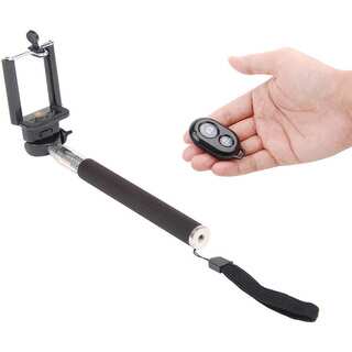 Expandable Selfie Stick with Bluetooth Remote Control
