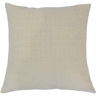 Yancy Geometric Down and Feather Filled 18-inch Throw Pillow