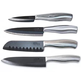 Casa Neuhaus Super Deluxe Set - 3 inch Paring Knife, 5 inch Utility Knife, 5 inch Santoku Knife & 7 inch Chef's Knife