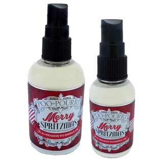 PooPourri Merry Spritzmas Vanilla Peppermint 2-piece Kit