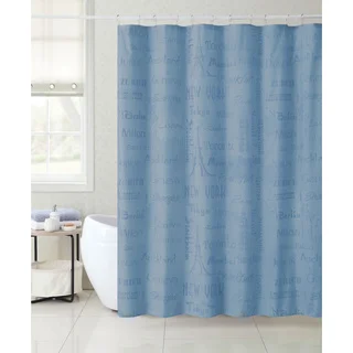 VCNY Mystic Locale Cities 13 Piece Shower Curtain Set