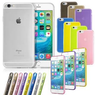 Gearonic Thin Clear TPU Transparent Case Cover for iPhone 6 6S Plus