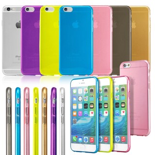 Gearonic Thin Clear TPU Transparent Skin Case Cover for iPhone 6 6S