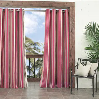 Windley Key Stripe Indoor/Outdoor Curtain Panel