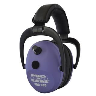 Pro Ears Pro 300 Electronic Hearing Protection and Amplification Purple NRR 26 Ear Muffs