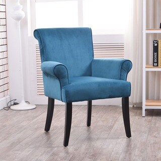 Linon Vera Chair - Dark Blue