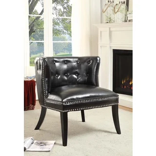 Linon Sophia Tufted Chair - Black