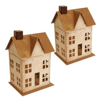 Wald Imports Paperboard House - Set of 2