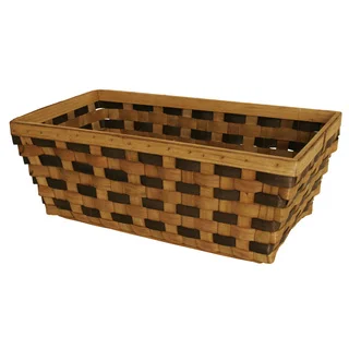 Wald Imports Tuscana Wood Chip Basket - Set of 2, Extra-Large