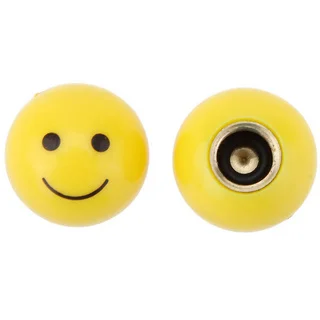Smiley Face Bike Valve Covers (Set of 4)