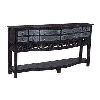 Hill Cottage Ash Black Wood 72-inch Traditional Credenza