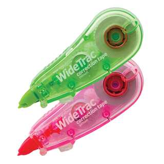 WideTrac Correction Tape Assorted (Pack of 2)