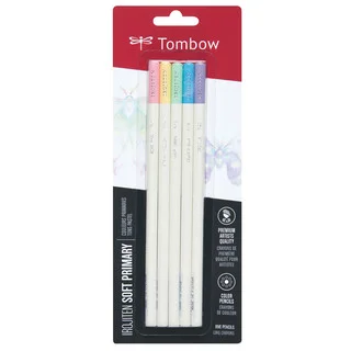 Tombow Irojiten Colored Pencils Soft Primary (Pack of 5)