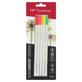 Tombow Irojiten Colored Pencils Fluorescent (Pack of 5)