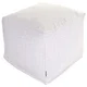 Majestic Home Goods Wales Indoor Ottoman Pouf Cube - Thumbnail 0