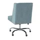 Linon Violet Office Chair - Aqua - Thumbnail 4