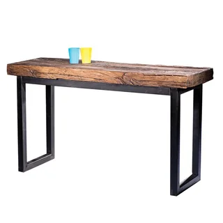Arbor Reclaimed Wood and Cast Iron Console Table