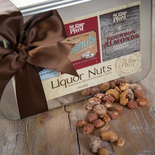 Sugar Plum Chocolates Liquor Nuts Gift Tin