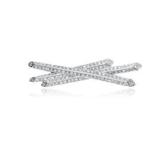 Collette Z Sterling Silver Cubic Zirconia Matchstick Pin