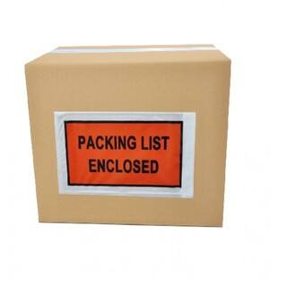 Packing List Enclosed Envelopes Full Face 5.5 x 10-inch (Pack of 1000)