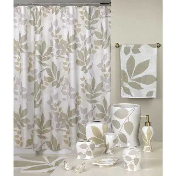 Shadow Leaves Shower Curtain and Bathroom Accessories Separates. Opens flyout.
