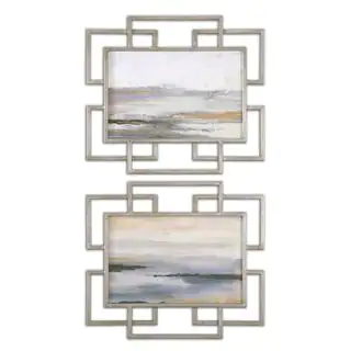 Gray Mist Framed Art (Set of 2)