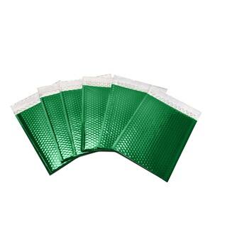 2000-piece Green Metallic Bubble Mailer Envelope Bags (7.5 inches wide x 11 inches long)