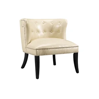 Linon Sophia Tufted Chair - Off-White