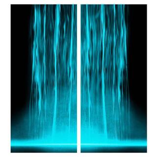Menaul Fine Art's 'Waterfall Diptych' by Scott J. MenaulMulti Panel
