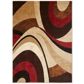Home Dynamix Tribeca Collection HD5382-539 Brown-Red Area Rug Scatter (1'7 x 2'7.5)