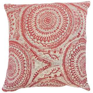 Chione Graphic 18 inch Down and Feather Filled Throw Pillow