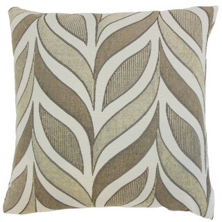 Veradis Geometric 18 inch Down and Feather Filled Throw Pillow