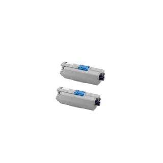 2PK 44469801 Compatible Toner Cartridge For Oki C330 C330DN C530 C530DN MC361 MC361 MFP MC561 MC561 MFP ( Pack of 2 )