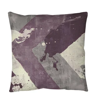 Thumbprintz Splatter No 1 Purple Throw or Floor Pillow