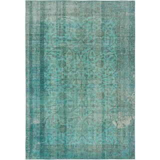 ecarpetgallery Color Transition Blue Wool Rug (6'9 x 9'8)