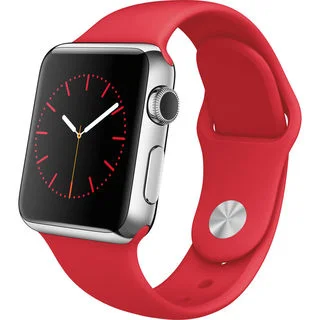 Apple Watch Smartwatch (38mm, Stainless Steel, (PRODUCT)RED Sport Band)
