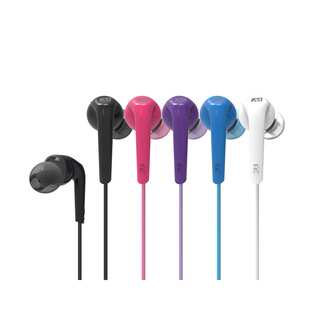 MEE audio RX18 Comfort-Fit In-Ear Headphones with Enhanced Bass (Black/White/Blue/Purple/Pink)