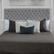 Jezebel Fully Upholstered King/ California King Button Tufted Headboard by Christopher Knight Home - Thumbnail 4