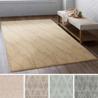 Hand-Tufted Commercial Wool/ Viscose Rug (8' x 10')