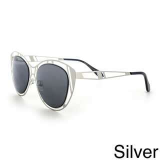 Epic Eyewear Futuristic Fashion Halo Flat Frame Aviator Uv400 Sunglasses
