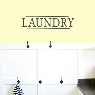 Laundry' 24 x 6-inch Wall Decal