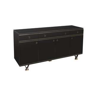 Safavieh Couture High Line Collection Dexter Black Lacquer Storage Buffet