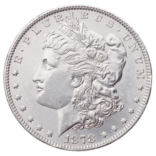 American Coin Treasures 1878S "First-Year-of-Issue" Morgan Silver Dollar Graded MS60 Uncirculated