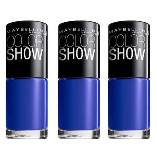 Maybelline New York Color Show Nail Lacquer Sapphire Siren (Pack of 3)